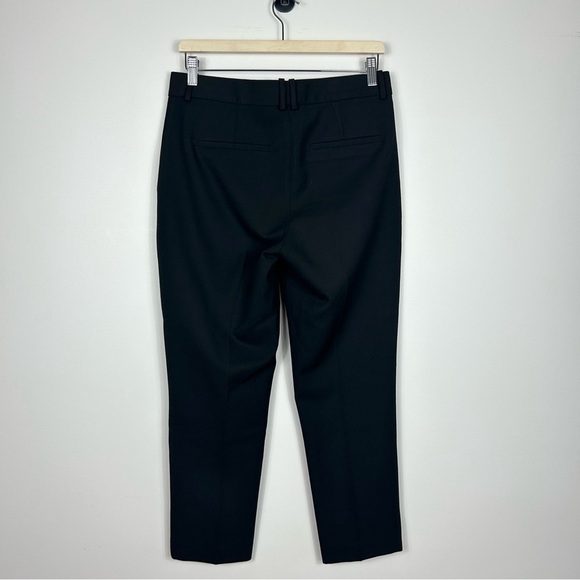 Aritzia Babaton Classic Trouser Mid-Rise Cropped Pants Slim Ankle Black 6 - Picture 3 of 6